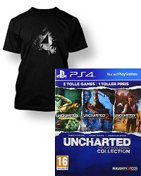 Uncharted: The Nathan Drake Collection 1-3 AT PEGI uncut + Artwork T-Shirt (PS4)