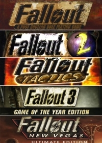 Fallout 1, 2, 3 GOTY, Tactics + New Vegas uncut Collection Pack - Cover beschädigt (PC)