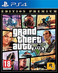 GTA 5 - Grand Theft Auto V Premium Edition uncut - Cover beschädigt (PS4)