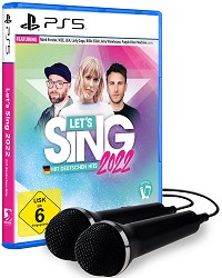 Lets Sing 2022 mit deutschen Hits (+ 2 Mics) - Cover beschädigt (PS5™)