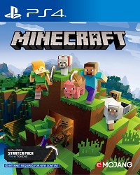 Minecraft Bedrock Edition + Starter Pack (Neue Edition) + 700 Token (PS4)