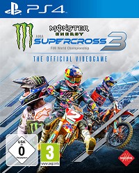 Monster Energy Supercross - The Official Videogame 3 - Cover beschdigt (PS4)