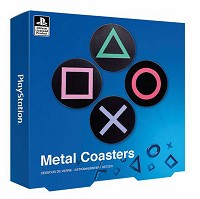 PlayStation Buttons Metall Untersetzer 4er-Set - Umverpackung beschädigt (Merchandise)