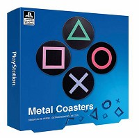 PlayStation Buttons Metall Untersetzer 4er-Set (Merchandise)