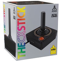 The CX Stick: Solus Atari USB Joystick  (Black) (Gaming Zubehr)