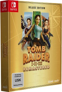 Tomb Raider 1-3 Remastered Limited Steelbook Deluxe Edition (Nintendo Switch)