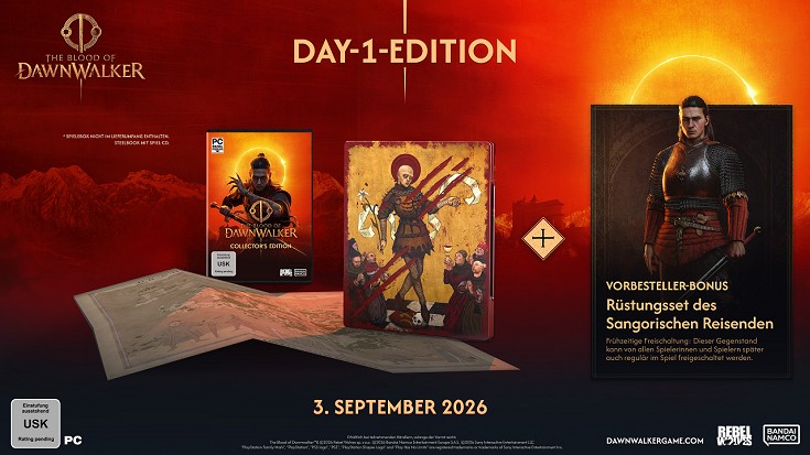 The Blood of Dawnwalker [Day 1 Steelbook uncut Edition] (Code in a Box)